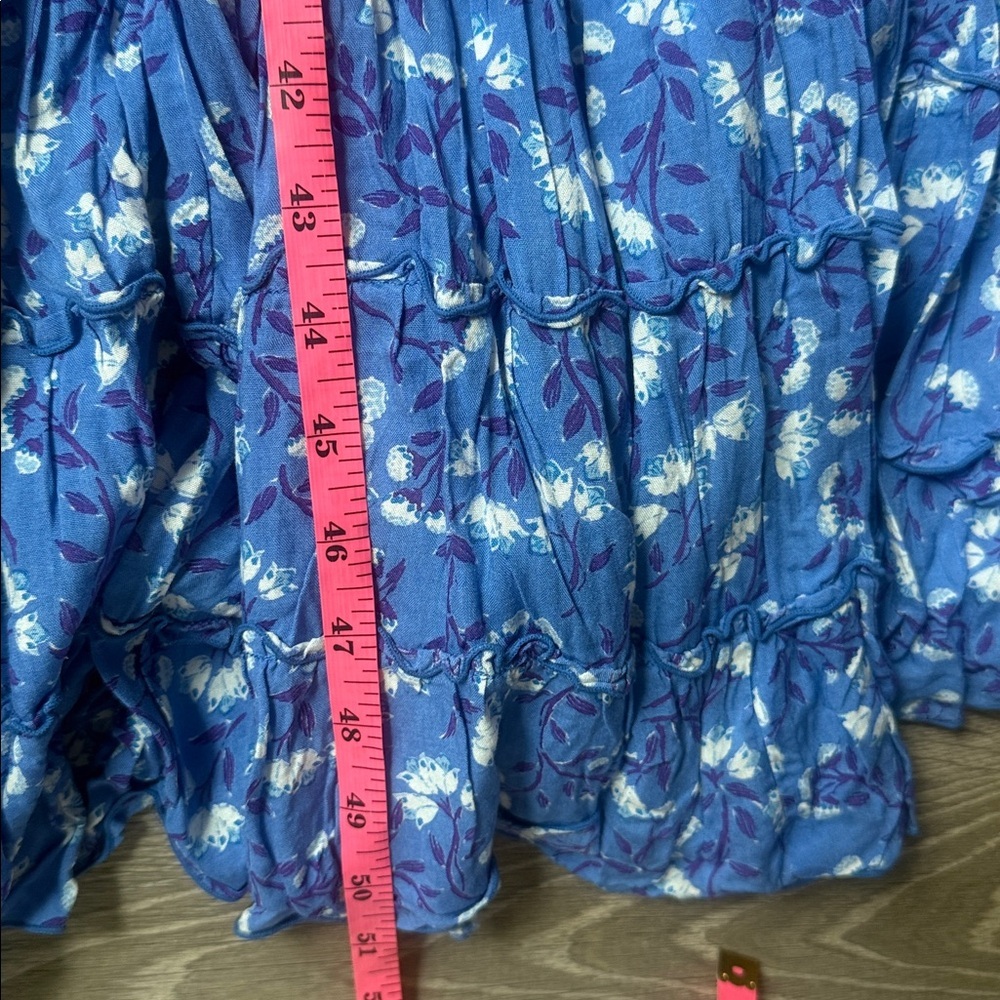 Poupette St Barth Soledad Maxi Dress in Royal Cerise Small - Picture 11 of 11